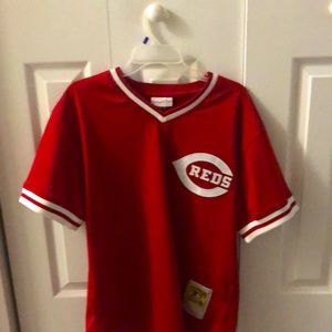 Mitchell and Ness throwback Johnny Bench jersey, Adult L